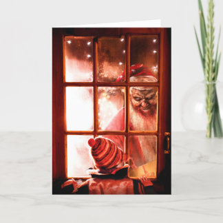 Het Wenskaart van Krampus Feestdagen Kaart