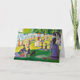 Het Wenskaart van La Grande Jatte van Seurat Kaart