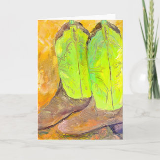 Het Wenskaart van LAARZEN Kaart