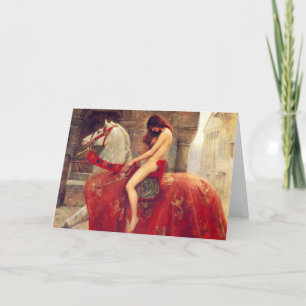 Het Wenskaart van Lady Godiva Kaart