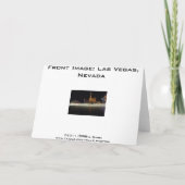 Het Wenskaart van Las Vegas Kaart (Achterkant)