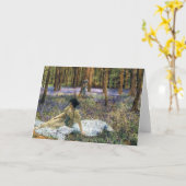 Het Wenskaart van Lawrence Alma Tadema Bluebells Kaart (Gele Bloem)