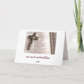 het wenskaart van lords gebed kaart (Achterkant)