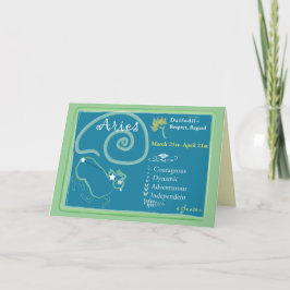 Het Wenskaart van Maart van de Ram Kaart