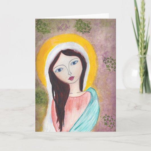 Het Wenskaart van Madonna Kaart (Voorkant)
