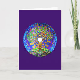 Het Wenskaart van Mandala van de volle maan Kaart