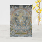 Het Wenskaart van Manjushri Kaart (Gele Bloem)