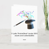 Het Wenskaart van martini Kaart (Achterkant)