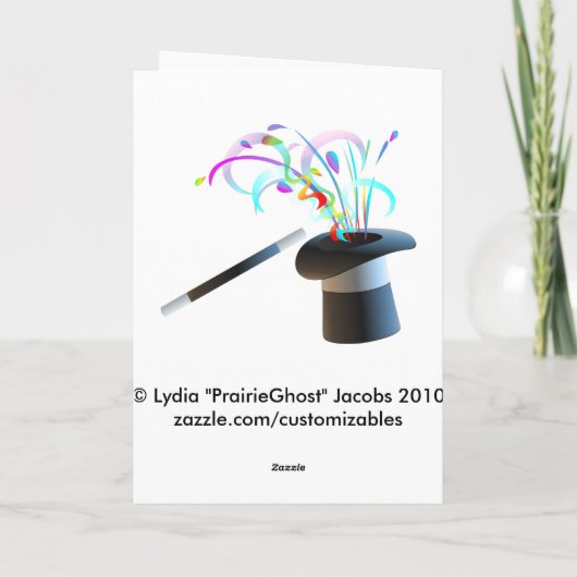 Het Wenskaart van martini Kaart (Achterkant)