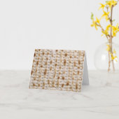 Het Wenskaart ~ van Matzoh van de Pascha past aan! Kaart (Gele Bloem)