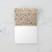 Het Wenskaart ~ van Matzoh van de Pascha past aan! Kaart (Binnen)