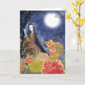 Het Wenskaart van Miyabi Kaart (Gele Bloem)