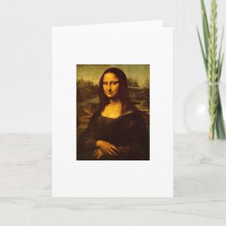 Het Wenskaart van Mona Lisa van DaVinci Kaart