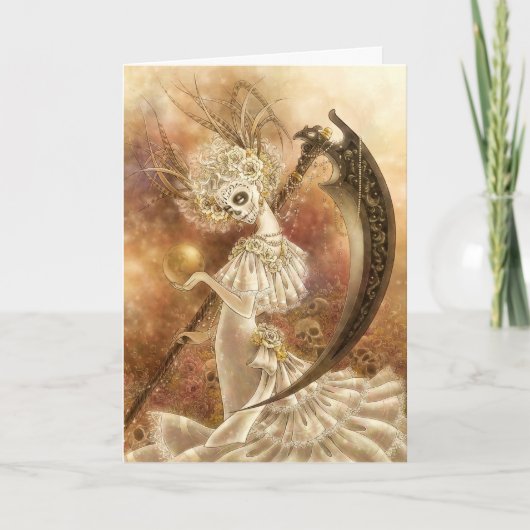 Het Wenskaart van Muerte van de kerstman Kaart (Voorkant)