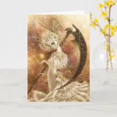 Het Wenskaart van Muerte van de kerstman Kaart (Gele Bloem)