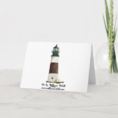 Het Wenskaart van Nantucket van de Harmonie van Kaart (Achterkant)