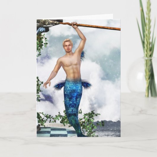 Het Wenskaart van Neptunus Kaart (Voorkant)