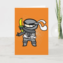 Het wenskaart van Ninja Kaart