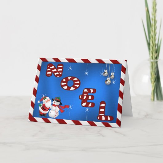 Het Wenskaart van Noel Feestdagen Kaart (Voorkant)