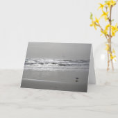 Het Wenskaart van Oceanview Kaart (Gele Bloem)