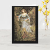 Het Wenskaart van Ophelia Kaart (Gele Bloem)