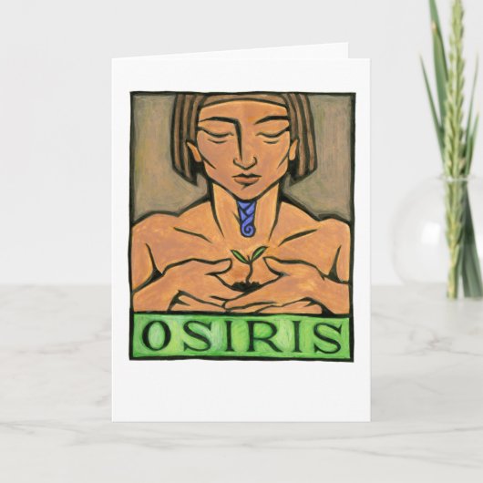 Het Wenskaart van Osiris Kaart (Voorkant)