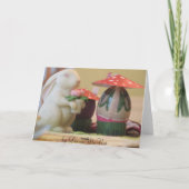 Het Wenskaart van Paaseieren Feestdagen Kaart (Achterkant)