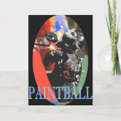Het Wenskaart van Paintball Kaart (Voorkant)