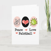 Het Wenskaart van Paintball van de Liefde van de Kaart (Voorkant)