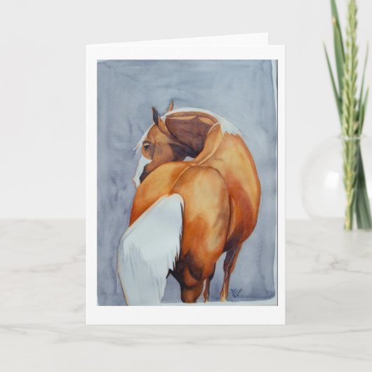 Het Wenskaart van Palomino Kaart (Voorkant)