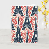 Het Wenskaart van Parijs Kaart (Gele Bloem)