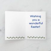 Het Wenskaart van Pasen van de tekkel Feestdagen Kaart (Binnen)