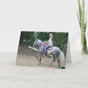 Het Wenskaart van Paso Fino van Gaited Kaart