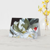 Het Wenskaart van Peoni Kaart (Gele Bloem)