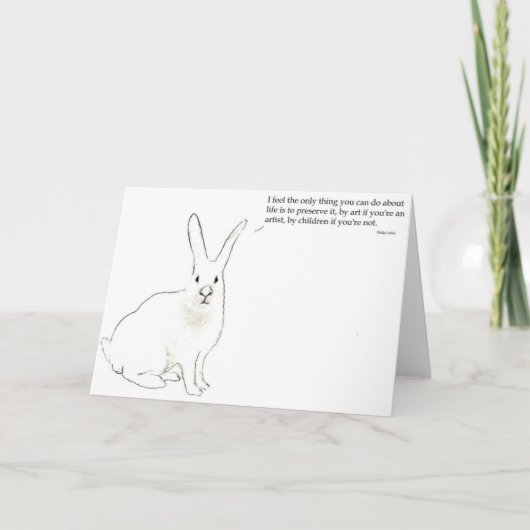 Het wenskaart van Philip Larkin Kaart (Voorkant)