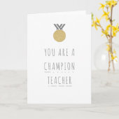 Het Wenskaart van Phonics van de Leraar van de Kaart (Gele Bloem)