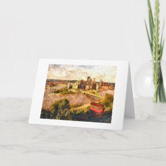 Het Wenskaart van Pittsburgh Feestdagen Kaart