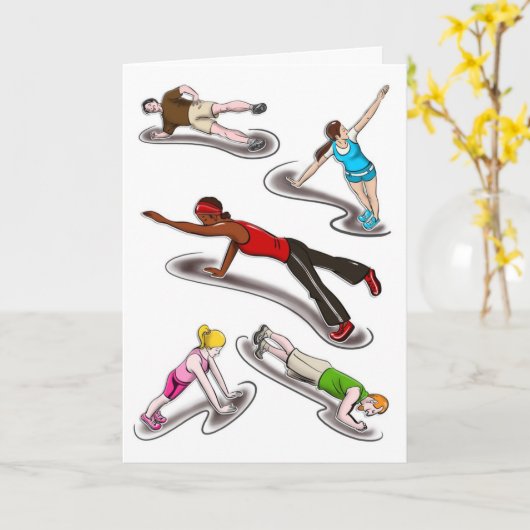 Het Wenskaart van "planken" Kaart (Gele Bloem)