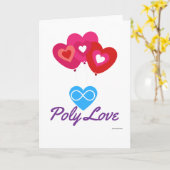 Het Wenskaart van Polyamory Kaart (Gele Bloem)