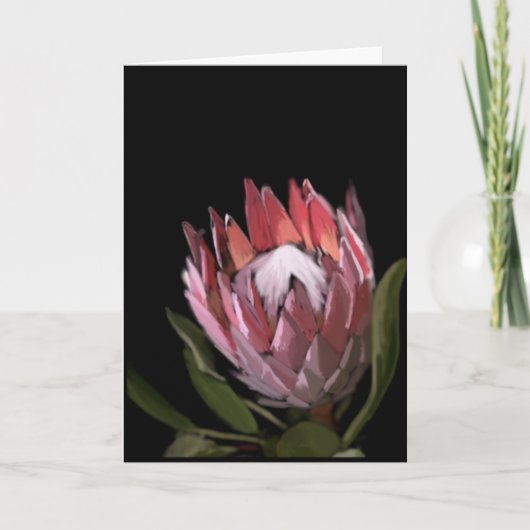 Het Wenskaart van Protea Kaart (Voorkant)