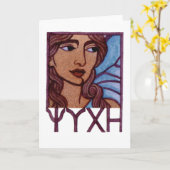 Het Wenskaart van Psykhe Kaart (Gele Bloem)