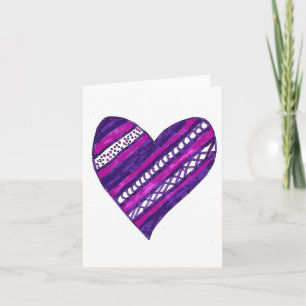 Het Wenskaart van Purple Heart Kaart