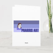 Het Wenskaart van Riva en van de Zoon (prettige Feestdagen Kaart (Achterkant)