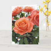 Het Wenskaart van rozen Kaart (Gele Bloem)