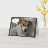 Het Wenskaart van Russell van de hefboom Kaart (Gele Bloem)