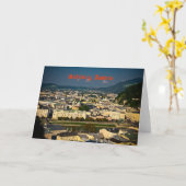 Het Wenskaart van Salzburg, Oostenrijk Kaart (Gele Bloem)