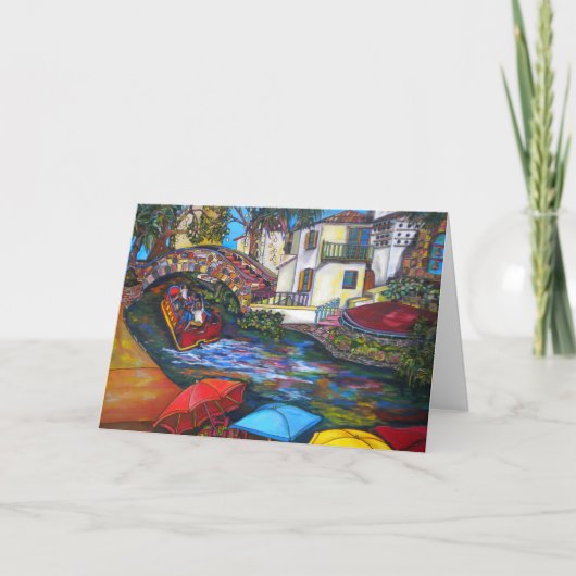 Het Wenskaart van San Antonio Kaart (Voorkant)