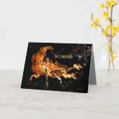 Het Wenskaart van Schorpioen - de Symbolen van de Kaart (Gele Bloem)