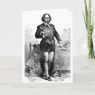 Het Wenskaart van Shakespeare Kaart