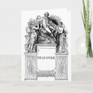 Het Wenskaart van Shakespeare Kaart